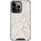 Rose Gold Marble iPhone 14 Pro Clear Case
